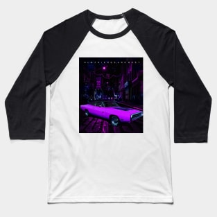 Classic Car in The Purple City Baseball T-Shirt